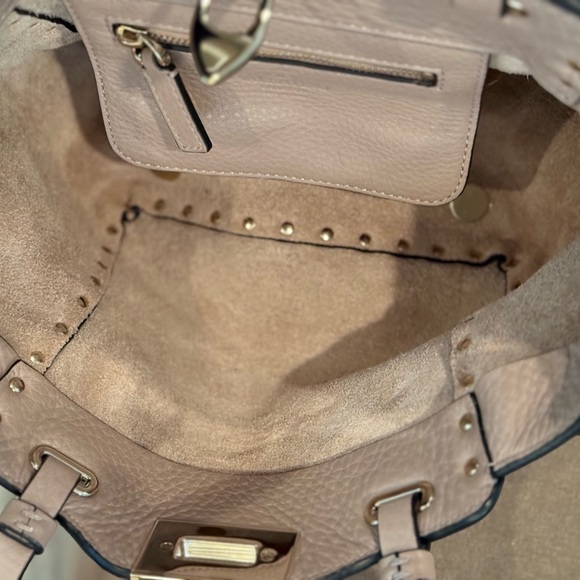 Valentino Mini Rockstud Tote in Poudre New!!! - Picture 10 of 16